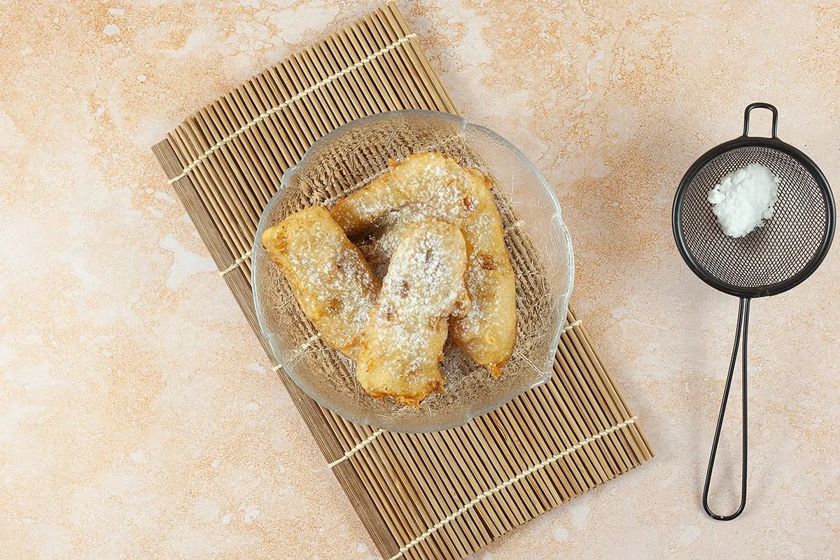Pisang goreng - zoete Indonesische gebakken banaantjes
