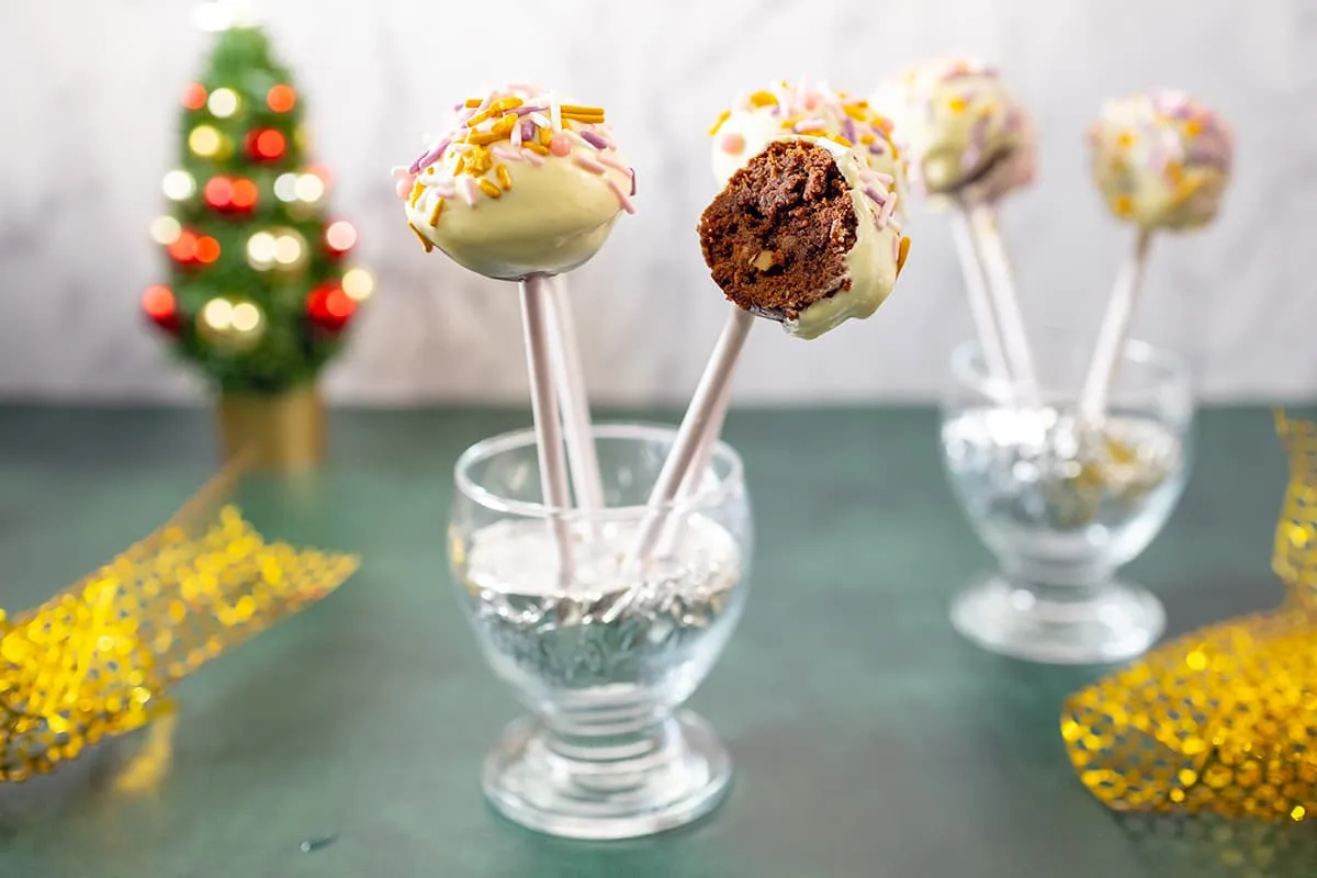 Brownie cakepops - heerlijk met witte chocolade