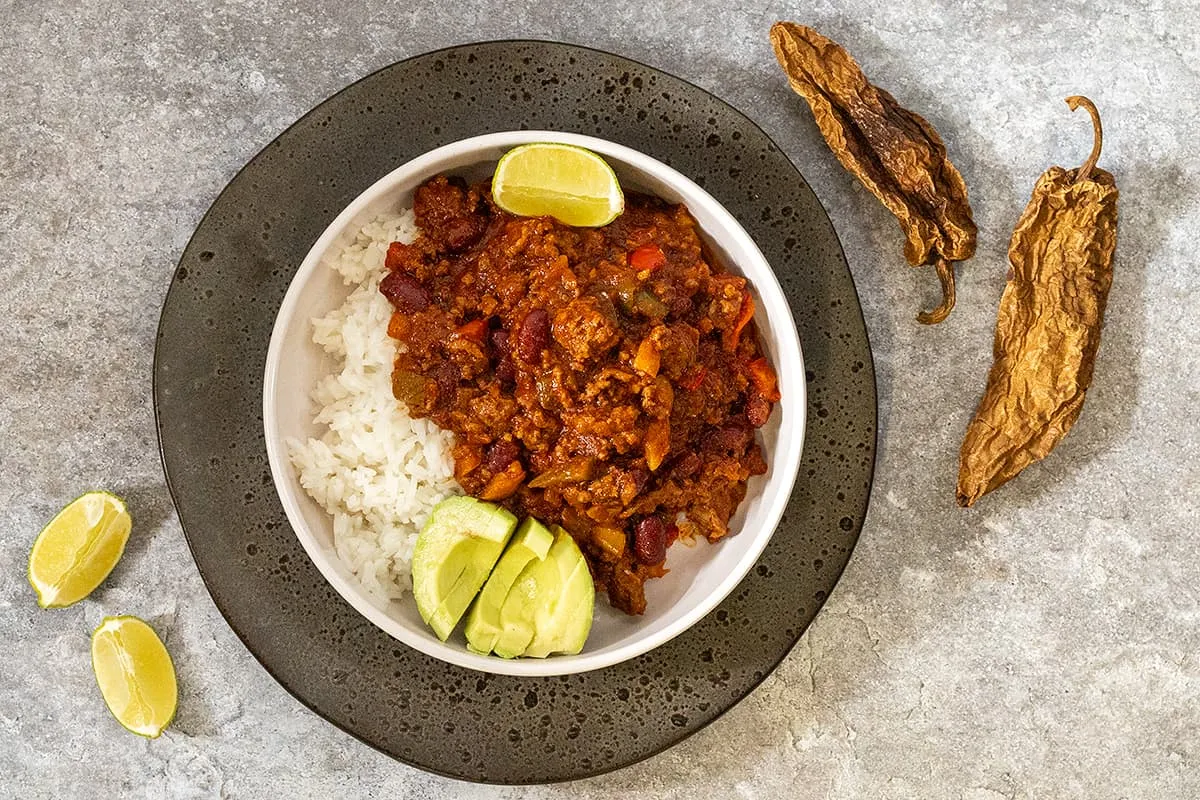 Chili con carne met chipotle saus