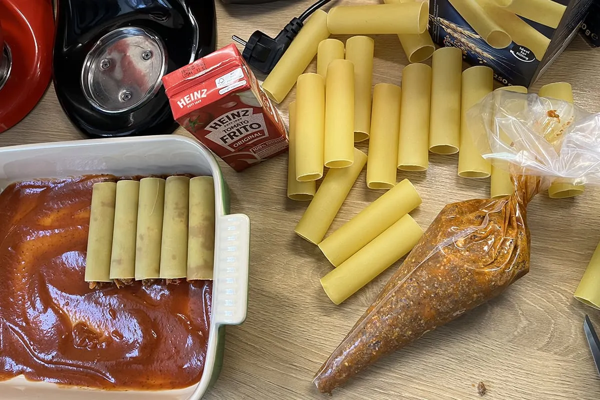 Cannelloni vullen