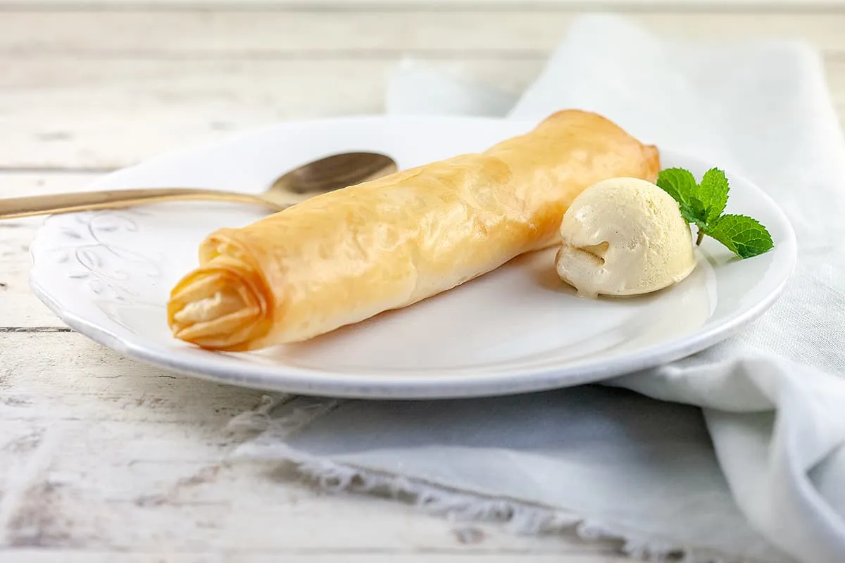 Banaan in filodeeg