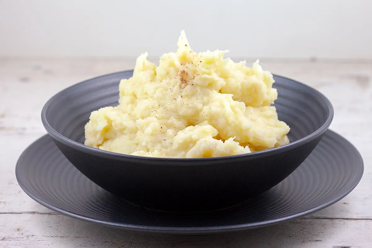 Aardappel-knolselderijpuree