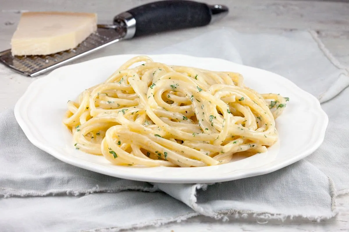 Pasta alfredo - met saus op basis van room en boter