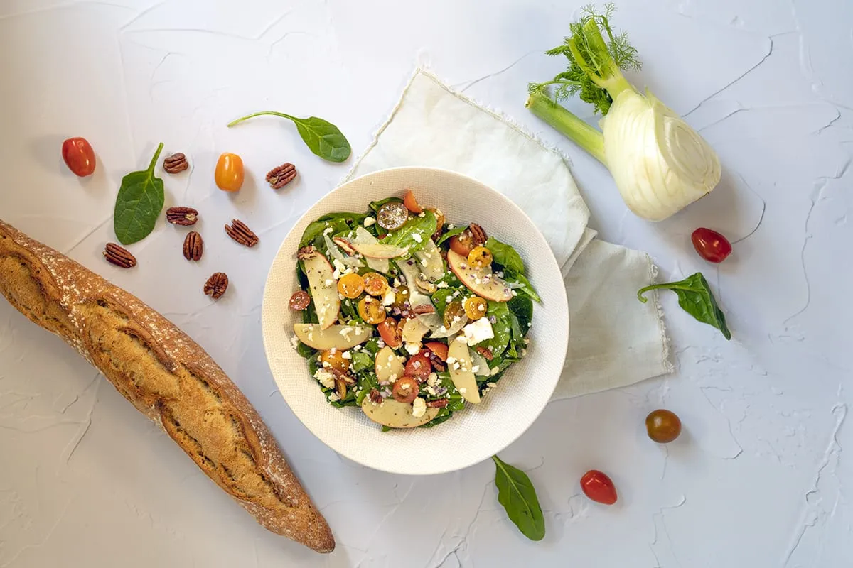 Spinaziesalade met feta