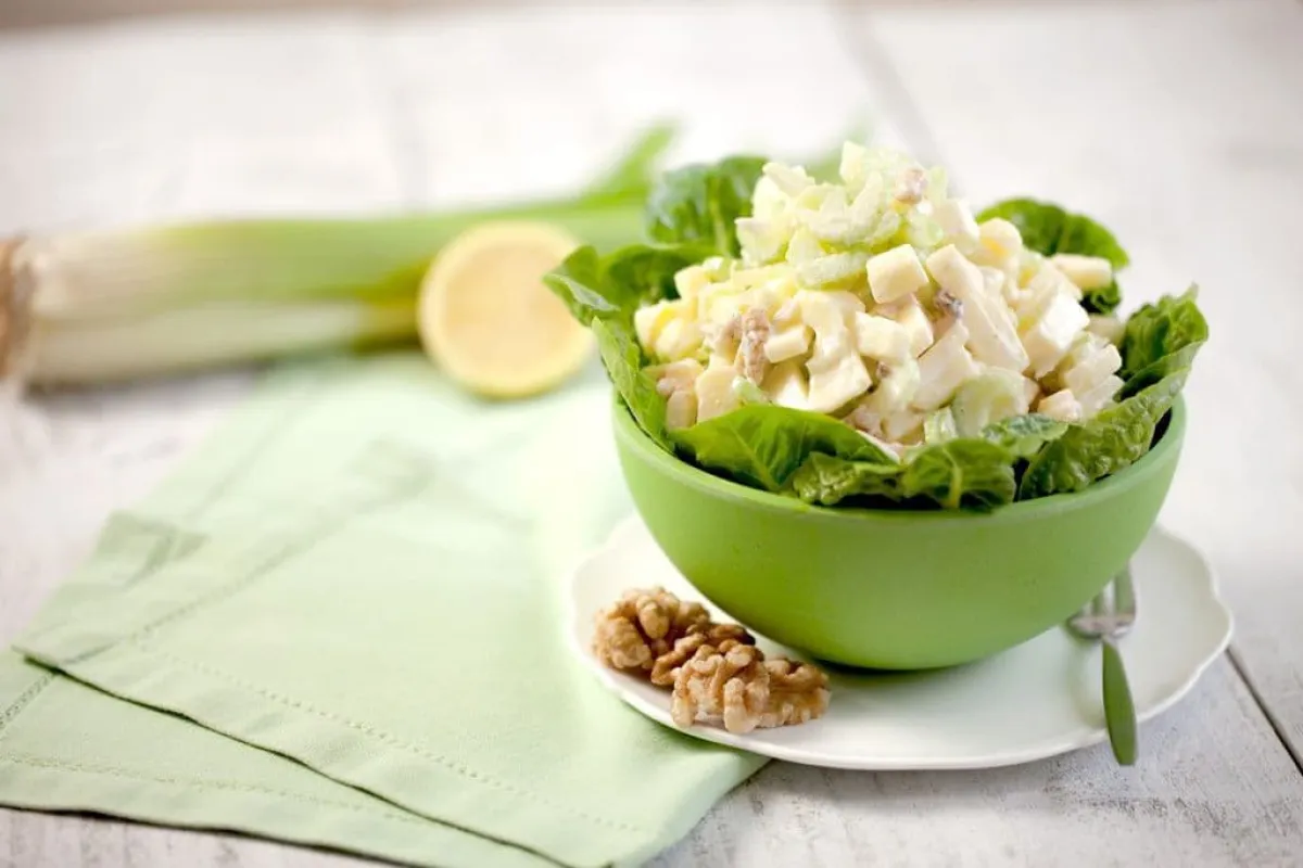 Klassieke waldorfsalade