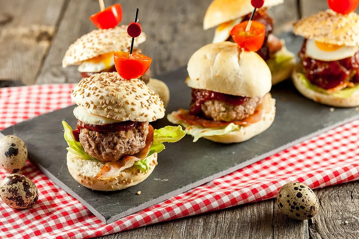 Mini hamburgers - super leuk als borrelhapje