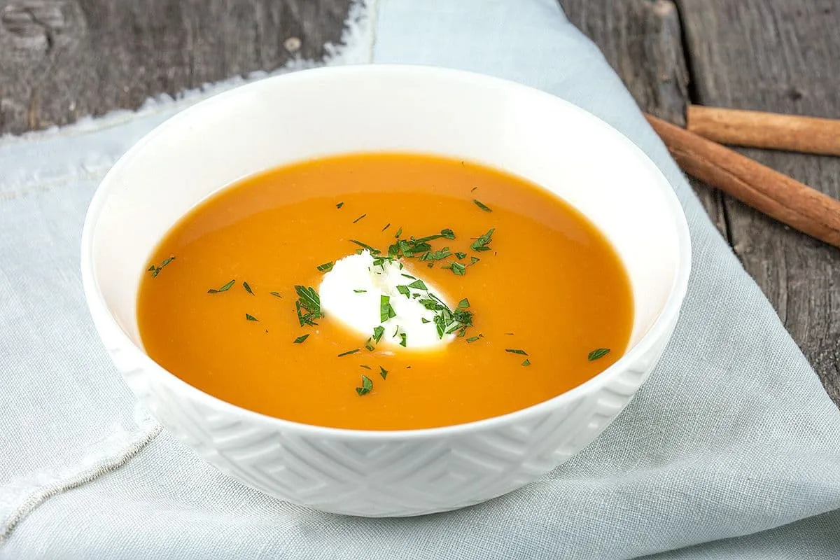 Zoete aardappelsoep
