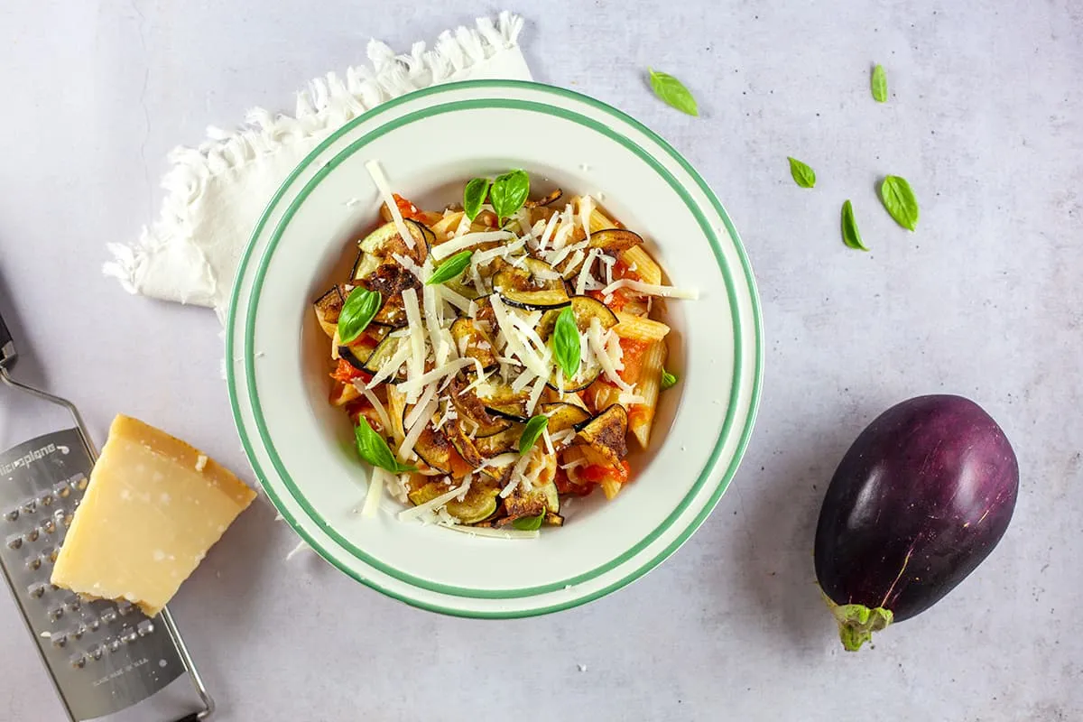 Pasta alla norma - klaar in minder dan een half uurtje