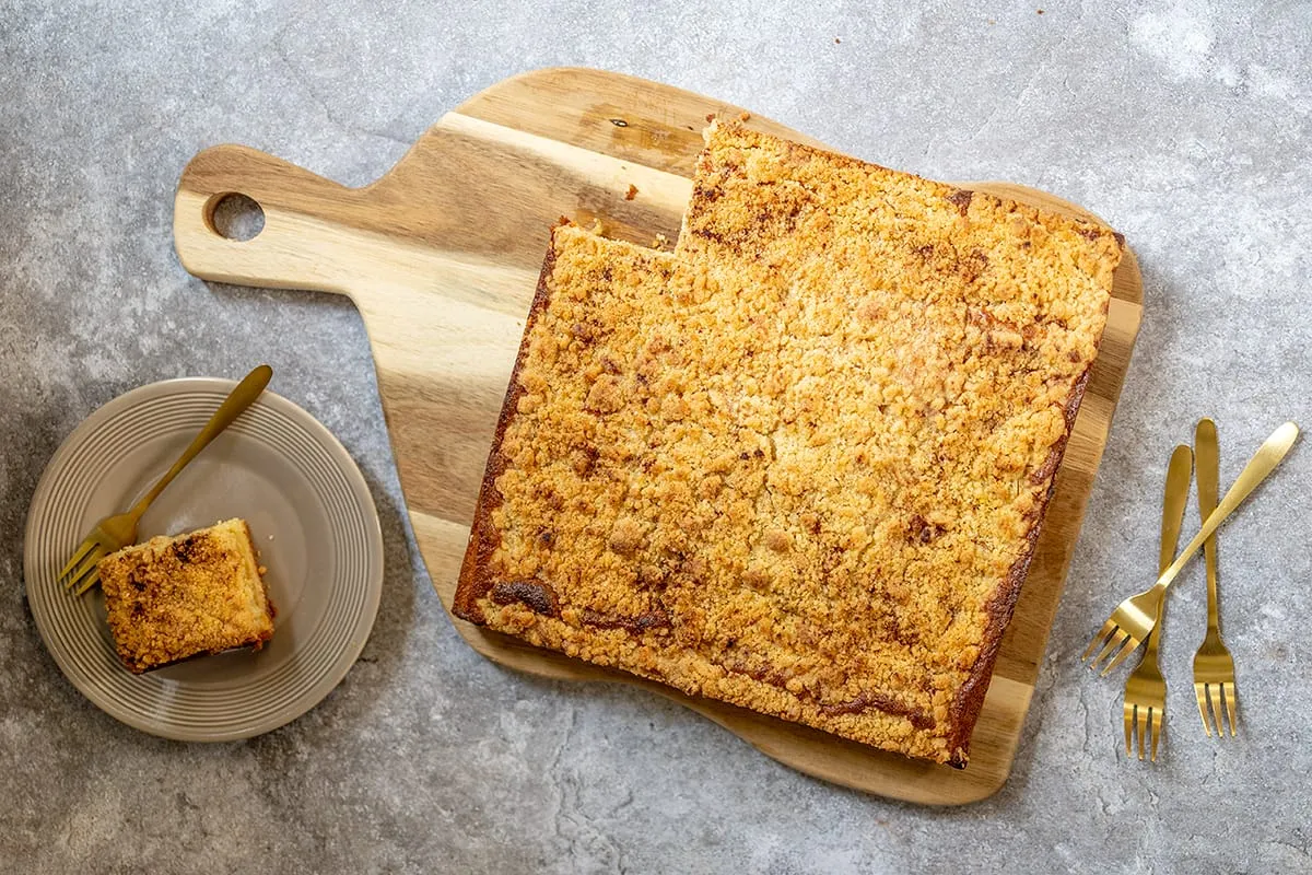 Appelkruimelcake