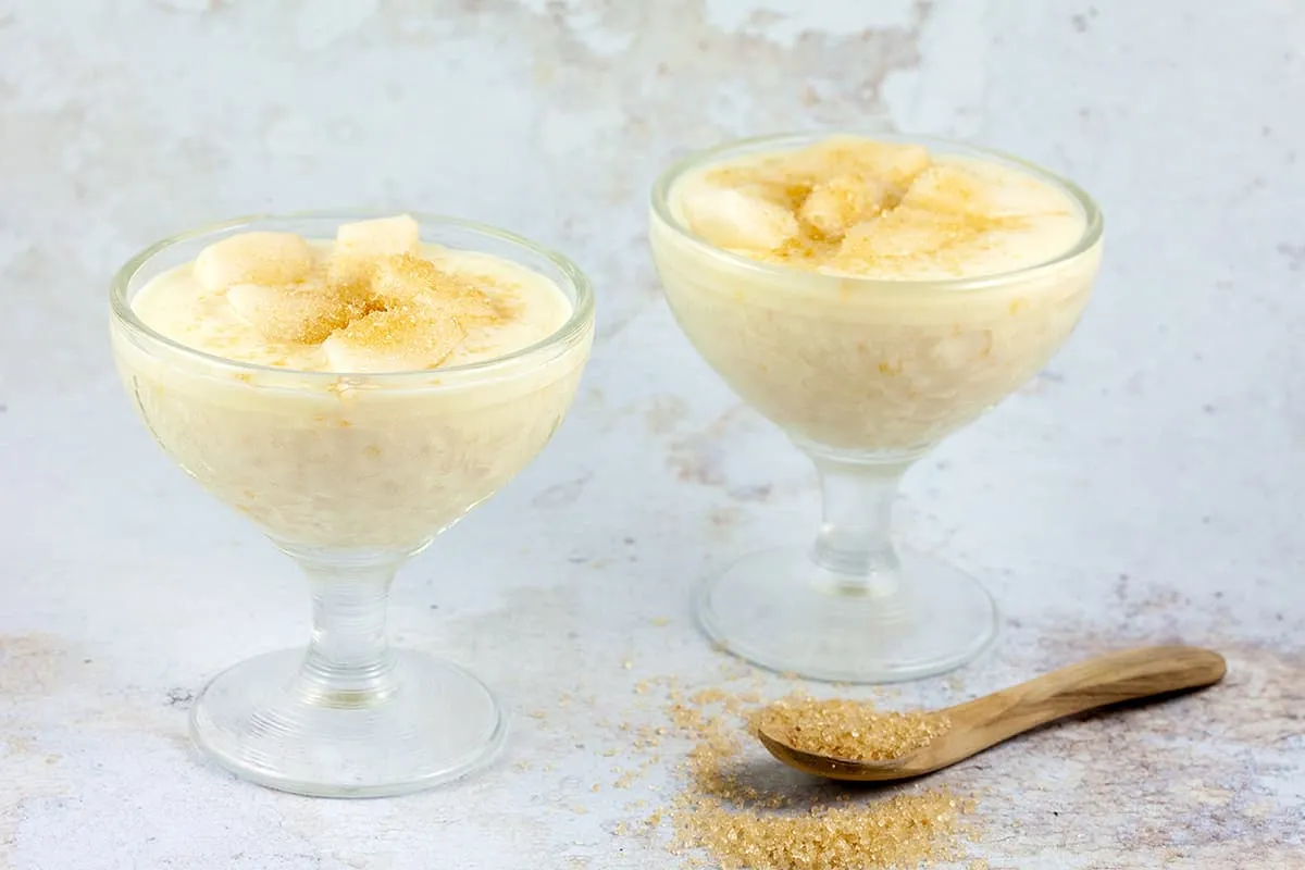 Karnemelkse pap - gortenpap met peer
