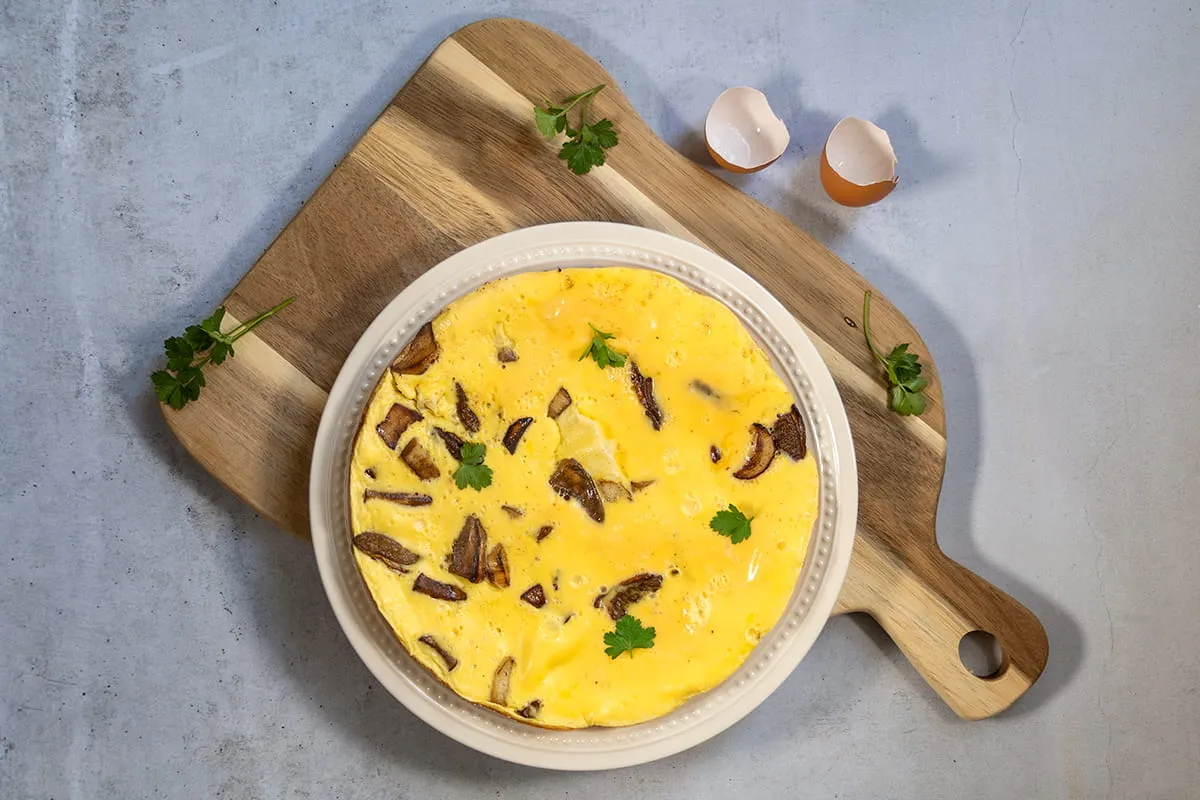 Eekhoorntjesbrood omelet