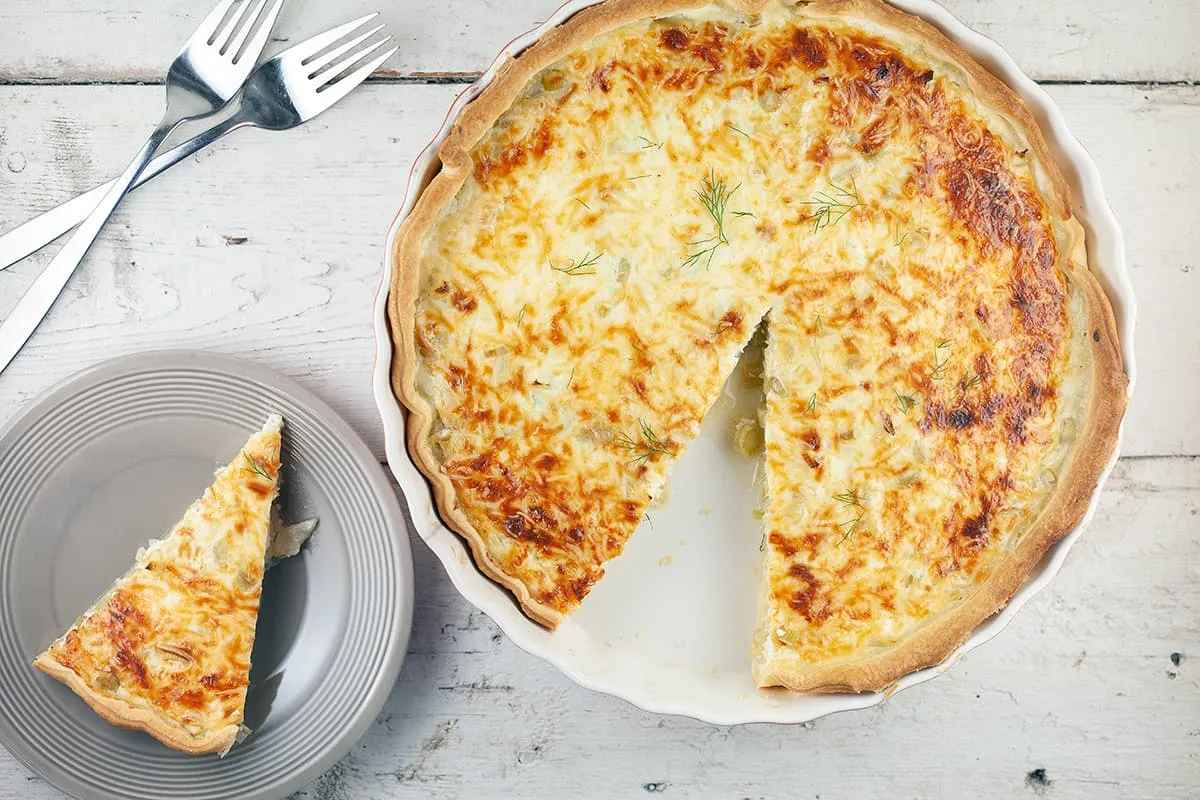 Venkelquiche - vegetarisch recept met Ricard