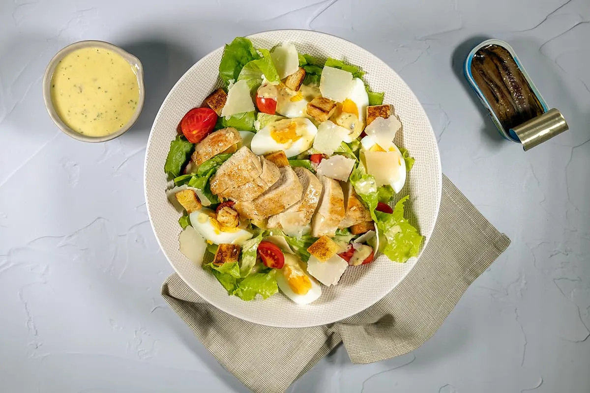 Caesar salade met kip