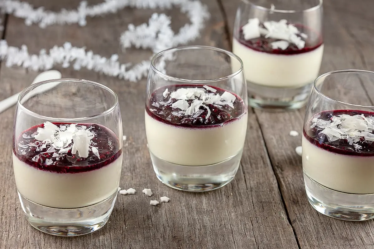Yuzu panna cotta