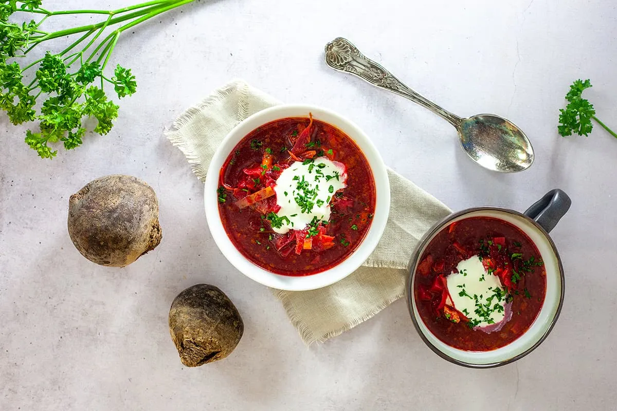 Borscht (rode bietensoep)