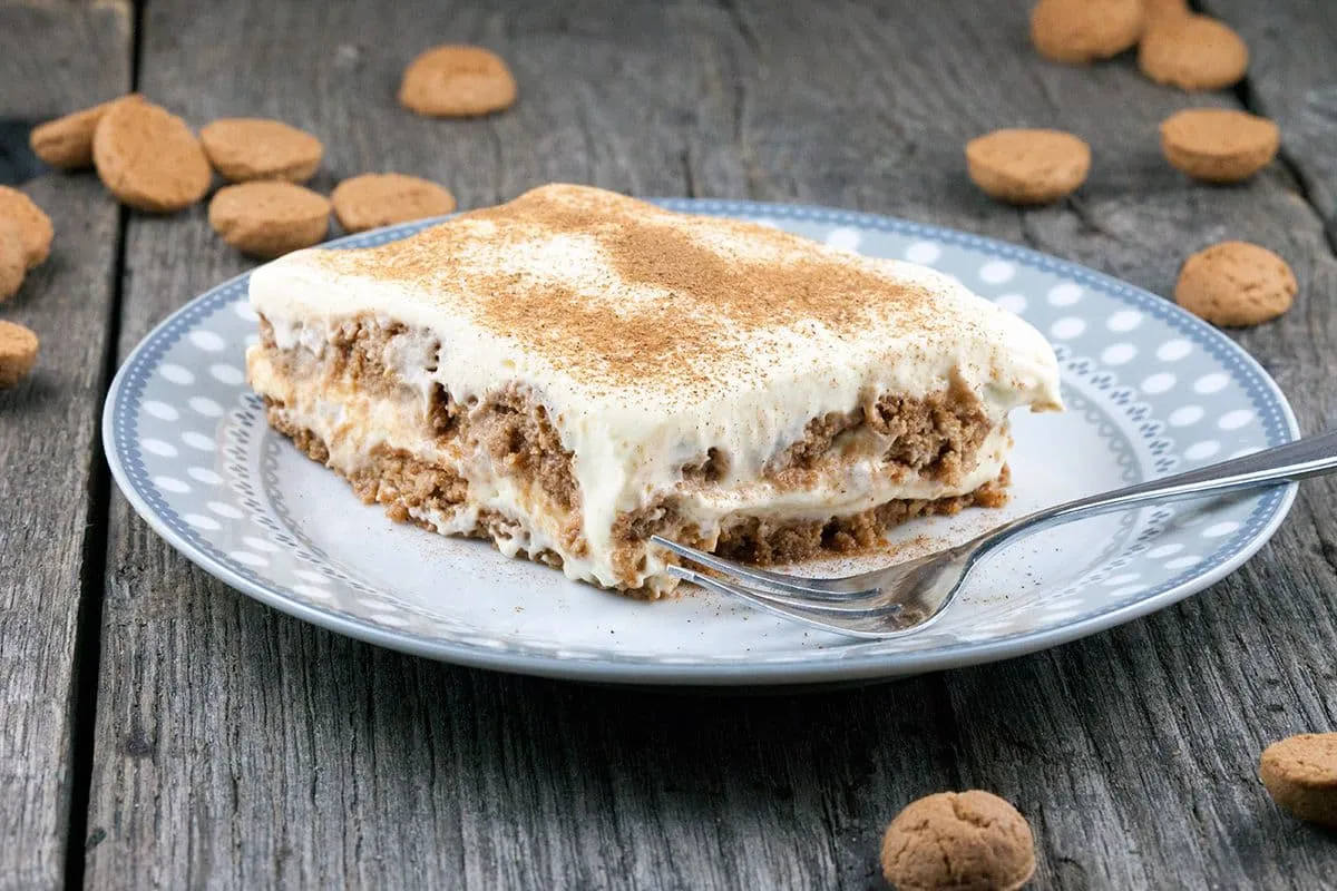 Pepernoten tiramisu