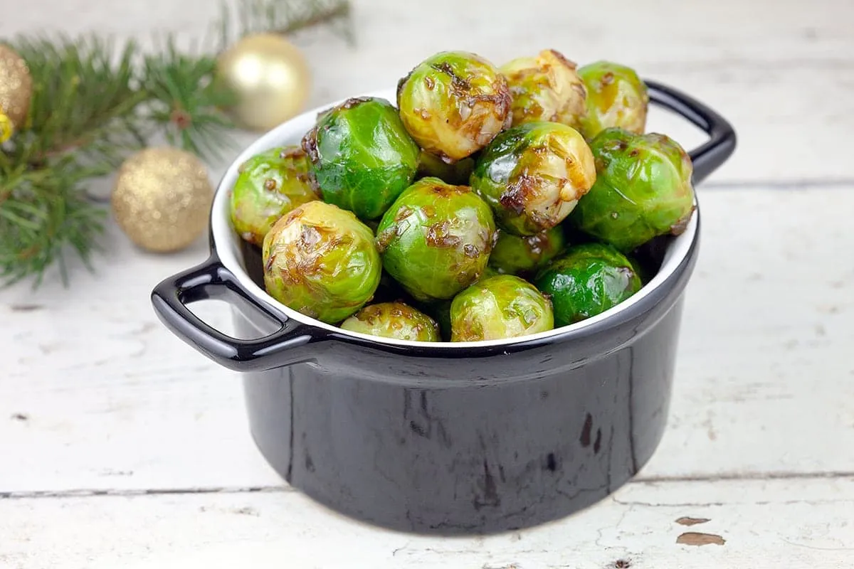 Spruitjes met appelstroop