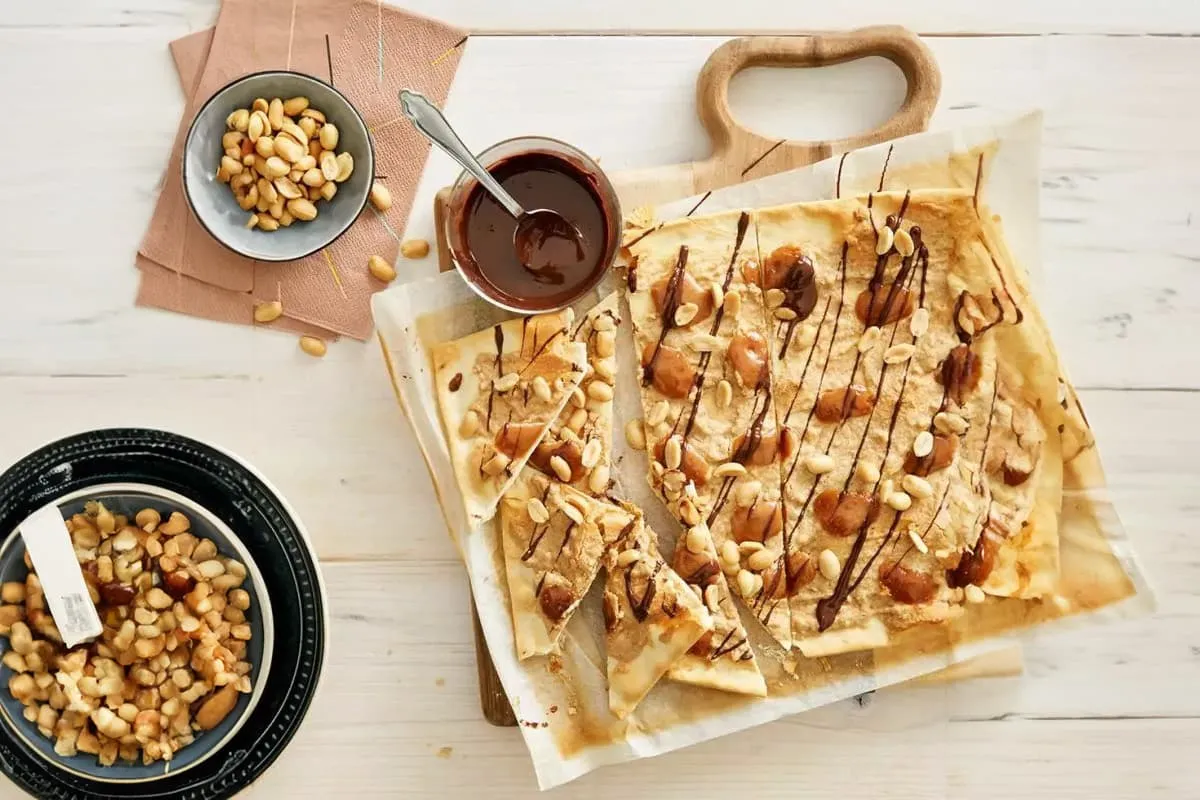Salted caramel flammkuchen snel en makkelijk recept