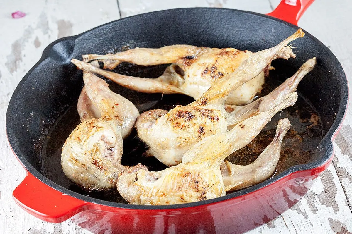 Kwartel uit de oven - simpel en makkelijk