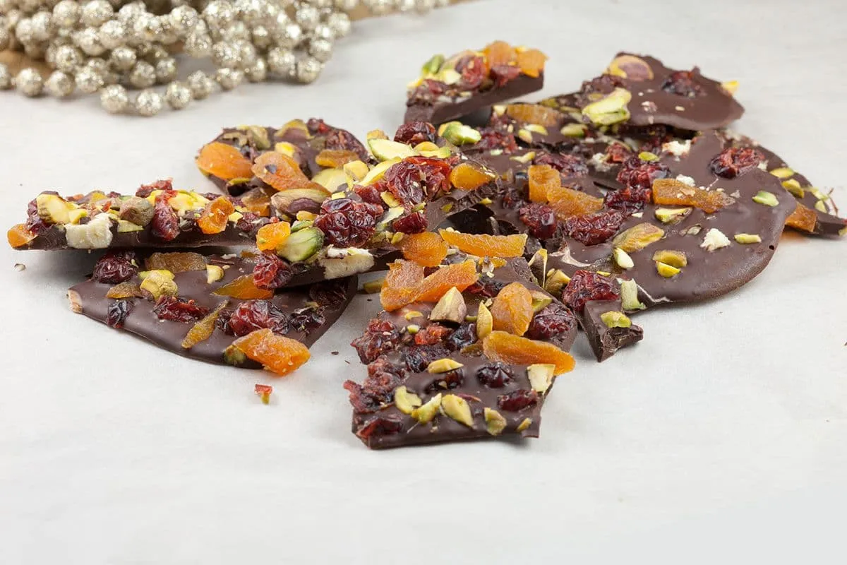 Feestelijke kerst chocolade
