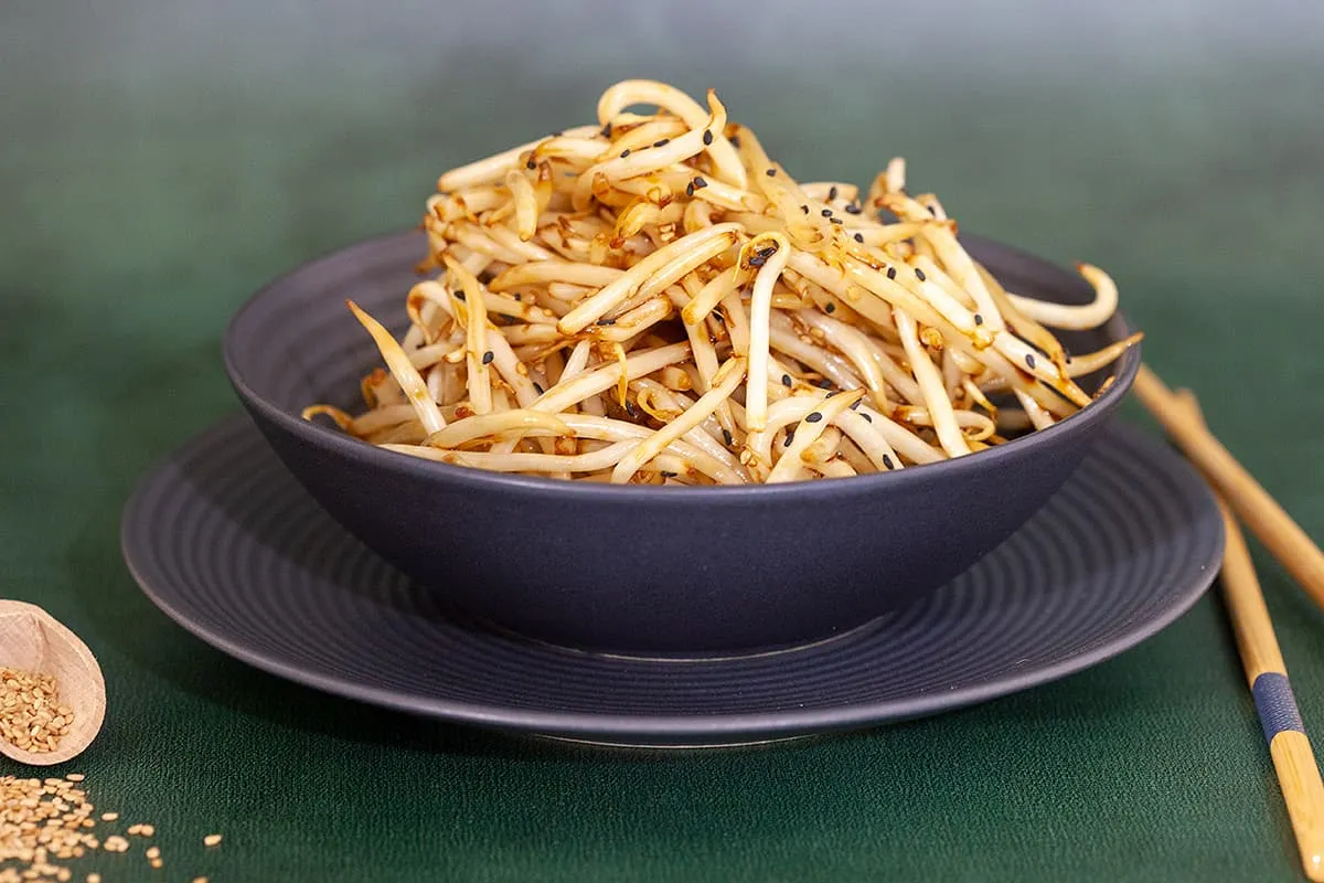 Taugé salade (lekker krokant en makkelijk)