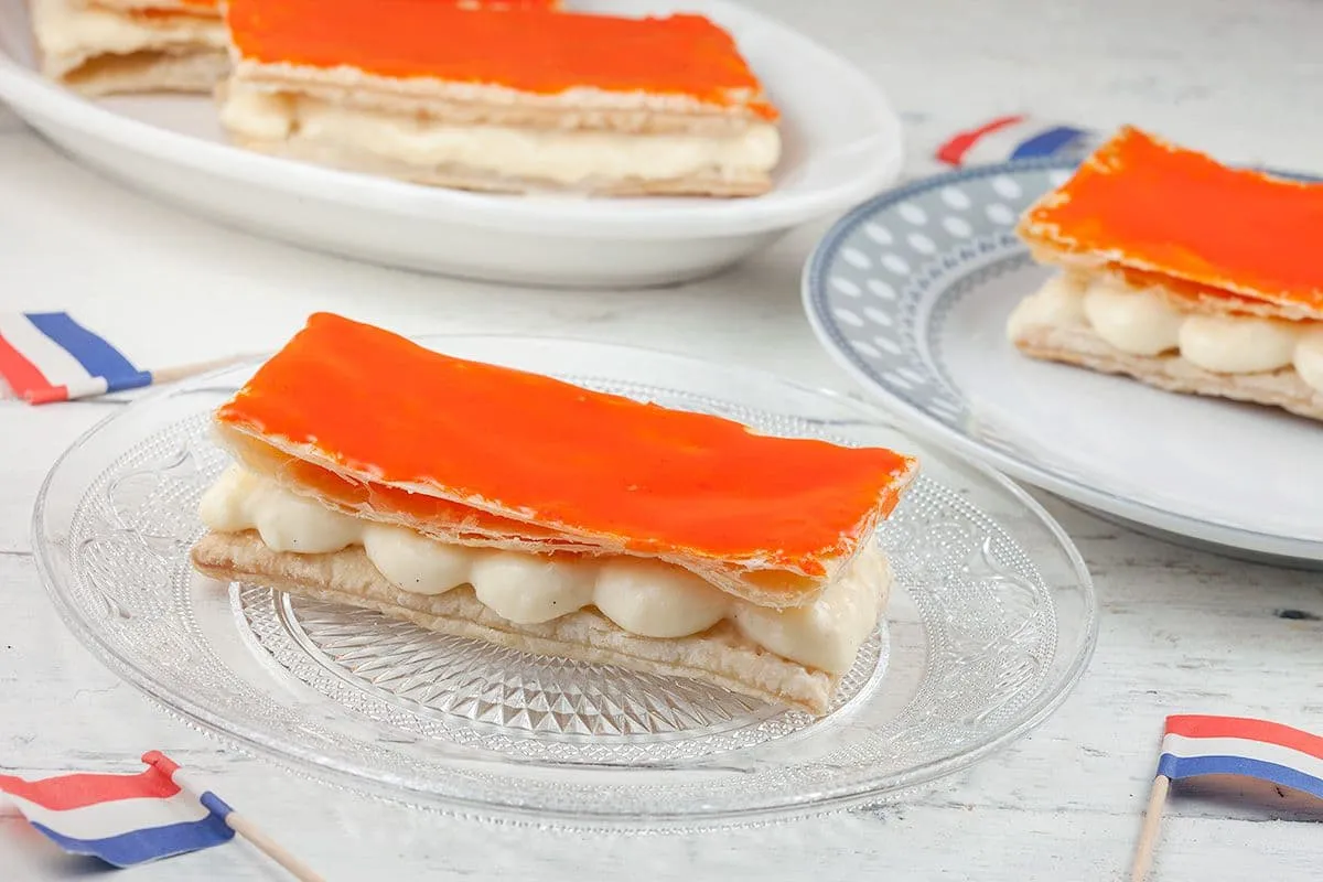 Oranje tompouce