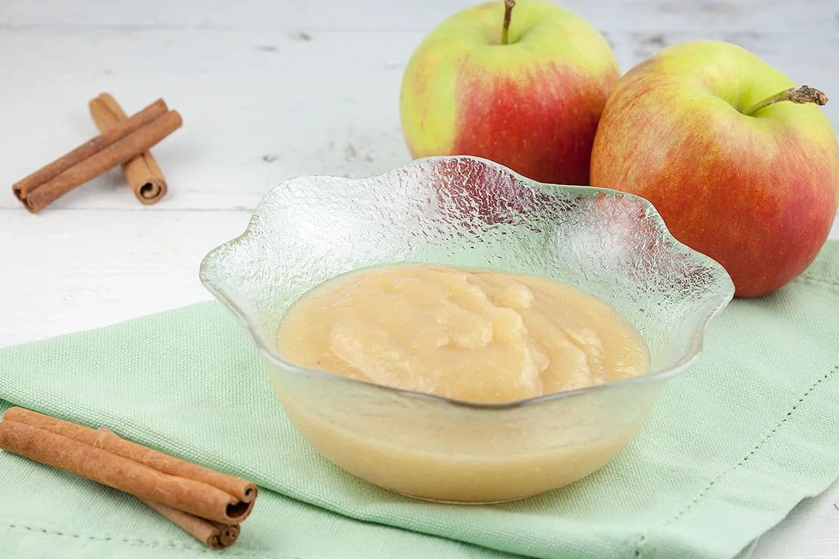 Zelfgemaakte appelmoes