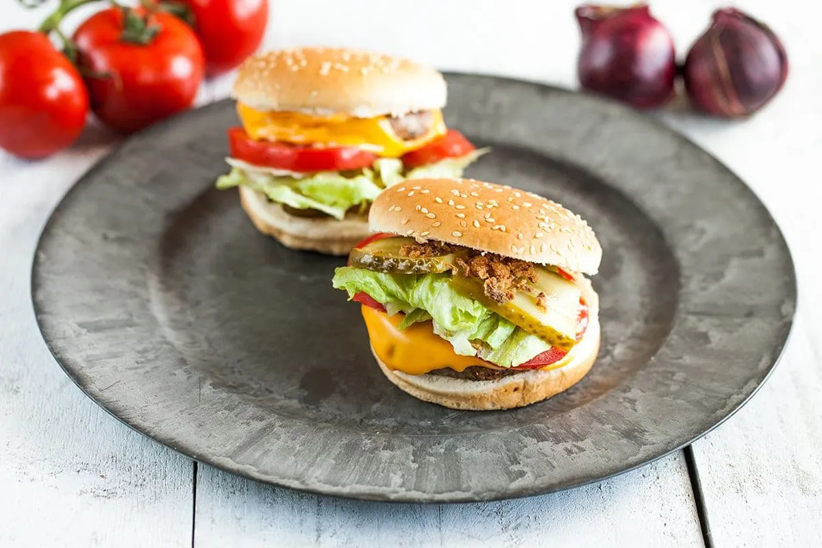 Klassieke cheeseburger