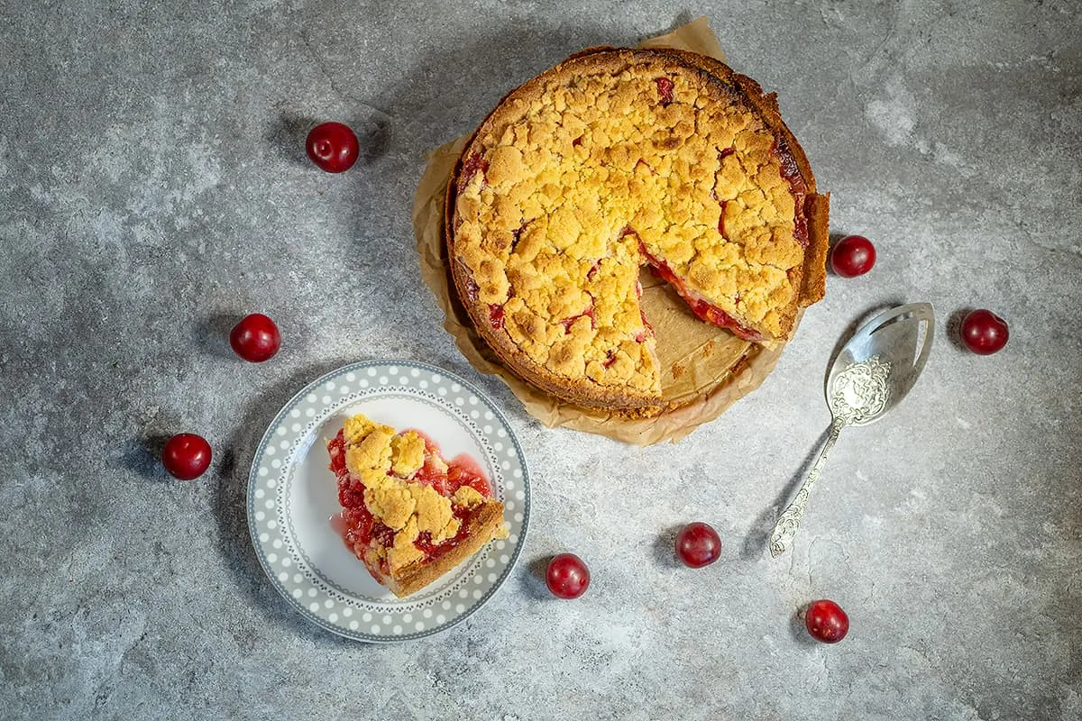 Mirabellen kruimeltaart (streuselkuchen)