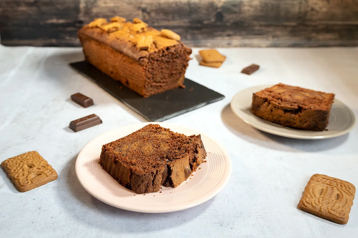 Speculaascake met chocolade