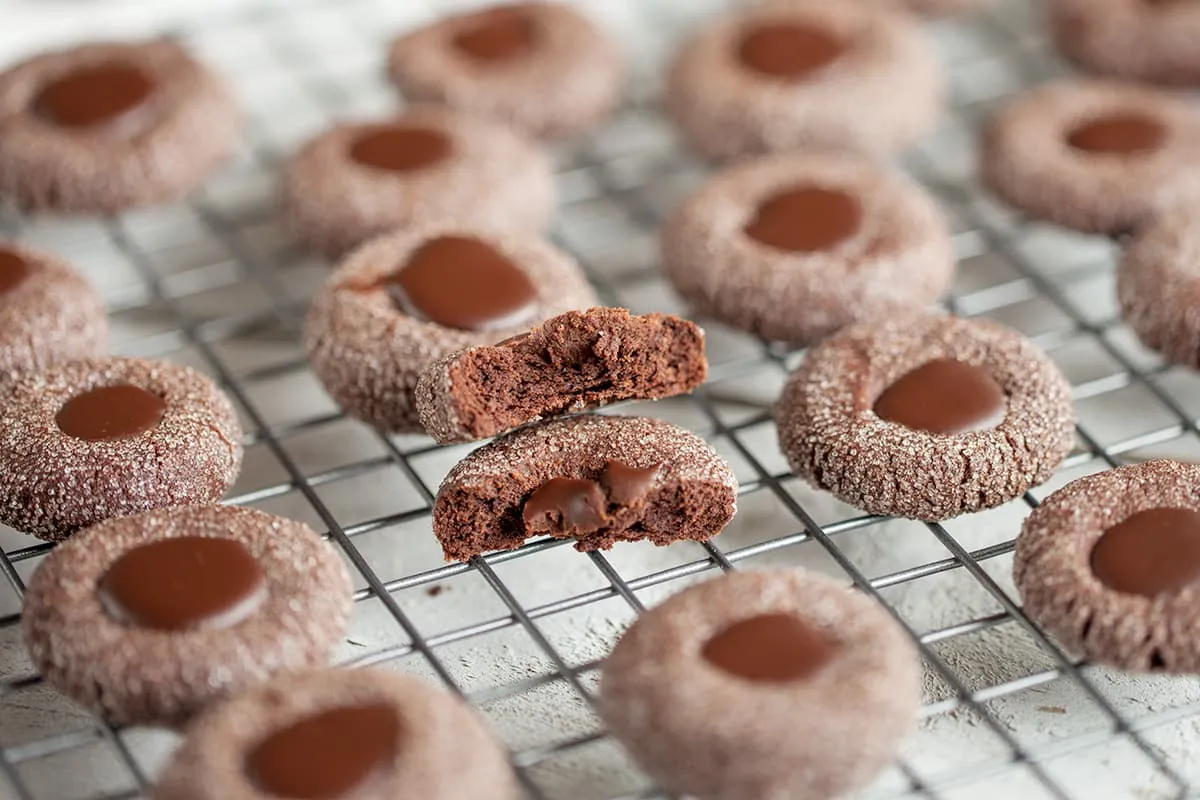 Chocolade duimkoekjes