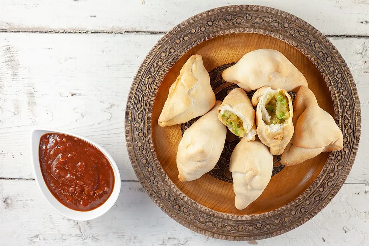 Airfryer samosa's - gefrituurd pasteitje met hartige vulling