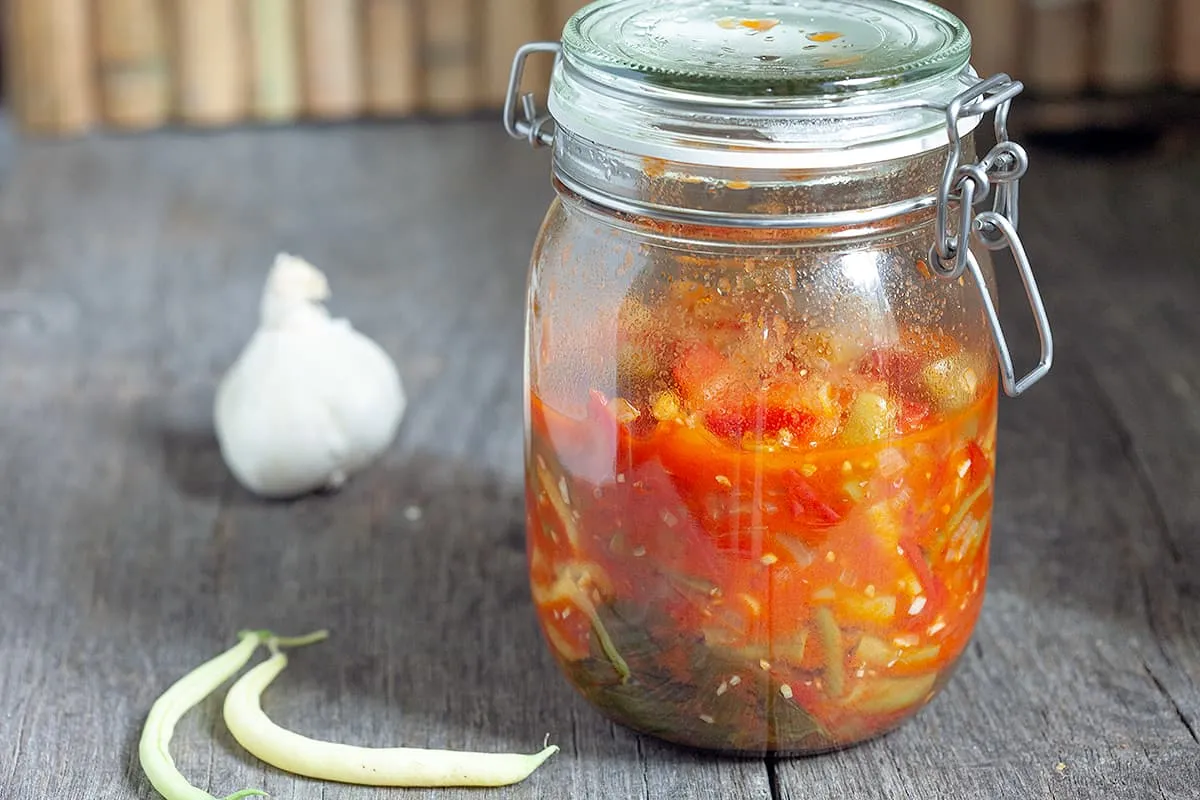 Ingemaakte bonen in tomatensaus