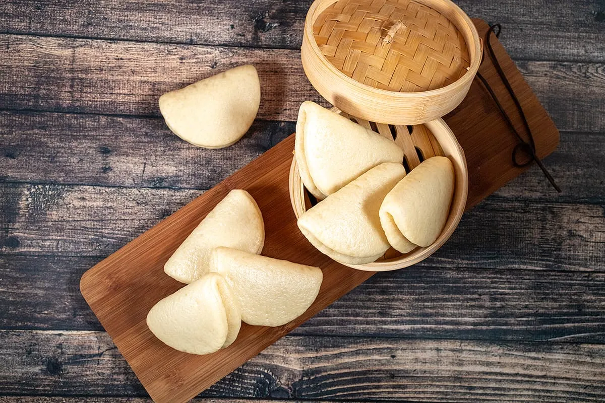 Zelf bao buns maken - gestoomde broodjes