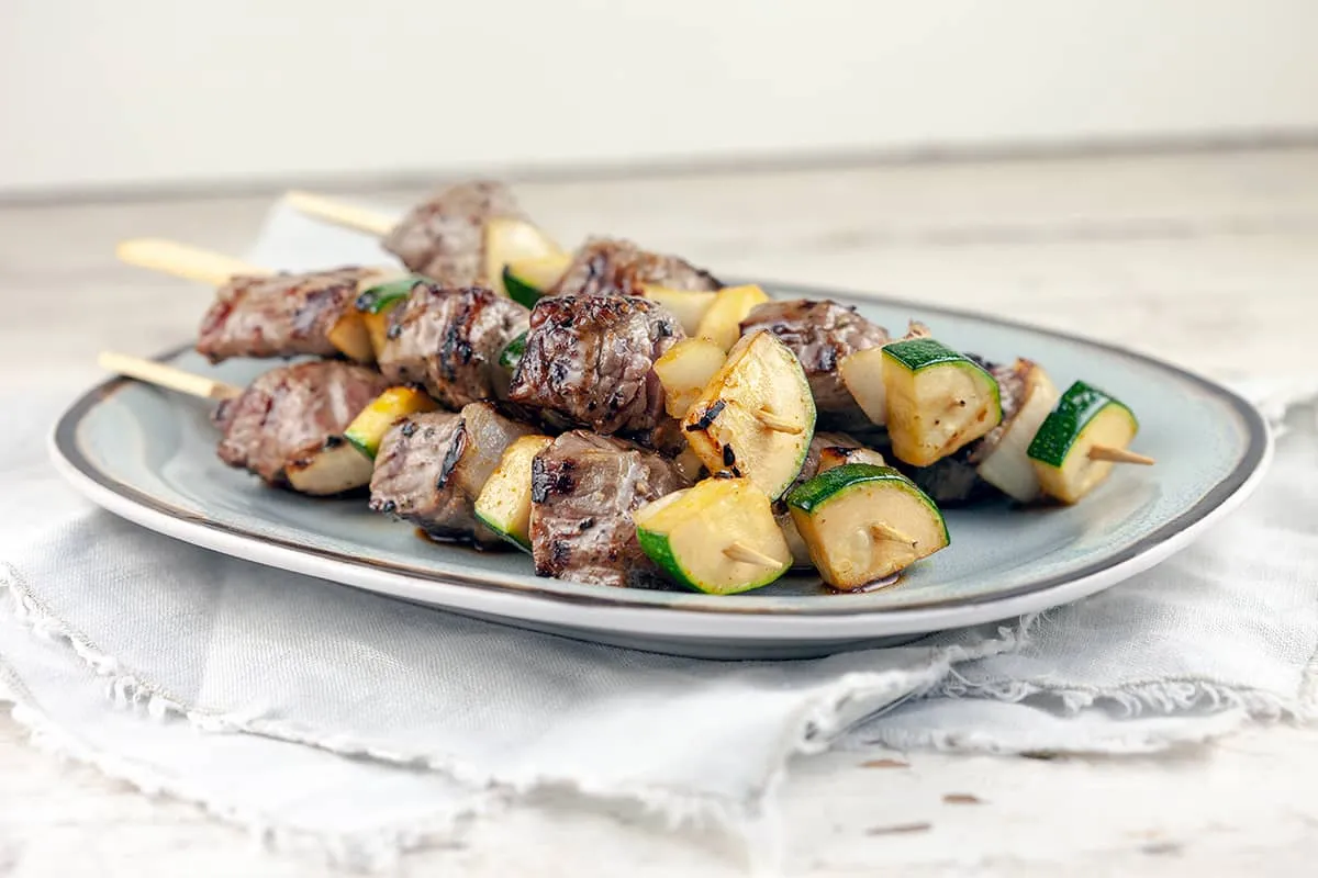 Bavette spies van de barbecue