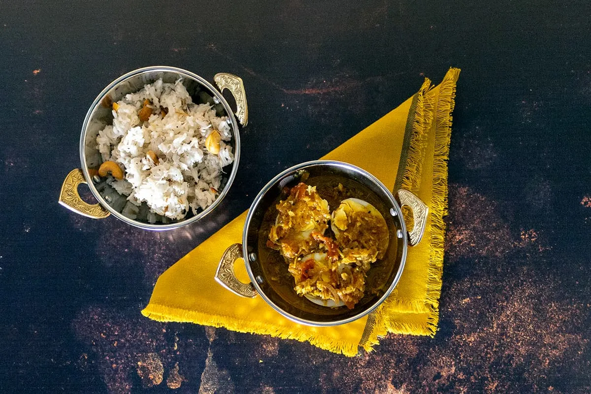 Eiercurry met kokos