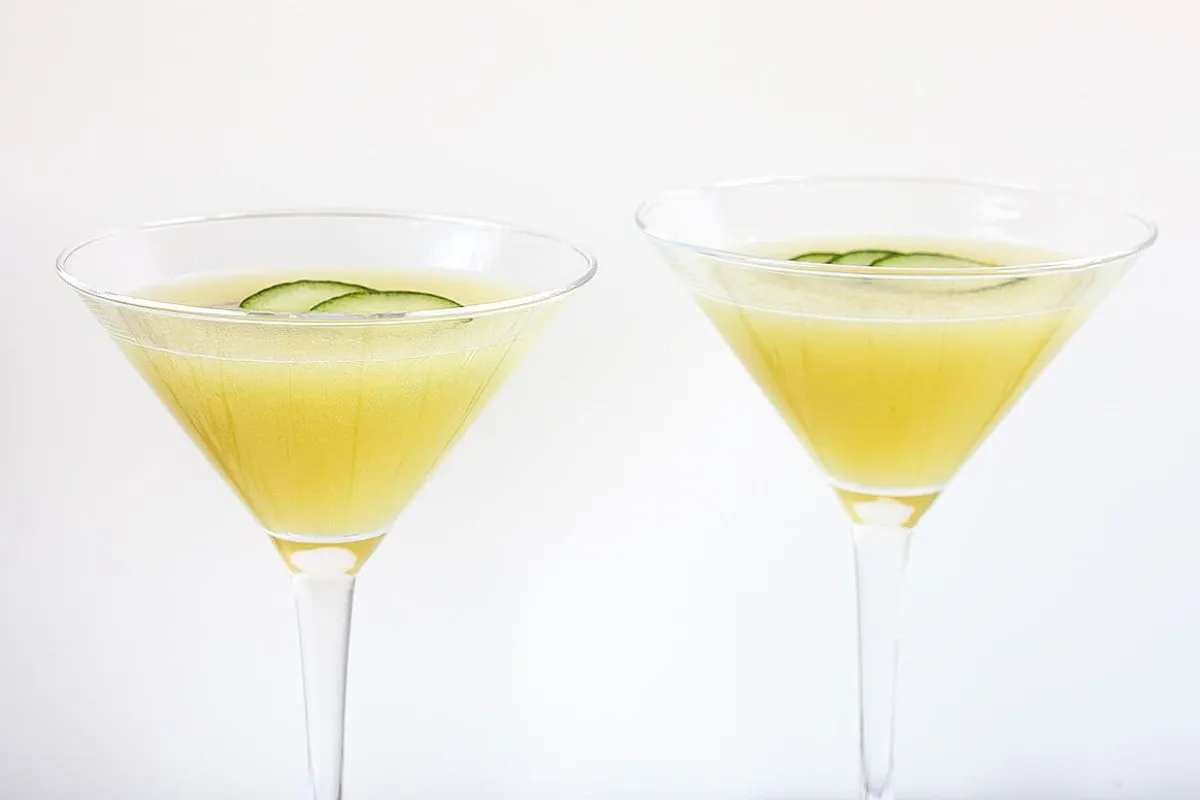 Galiameloen komkommer cocktail