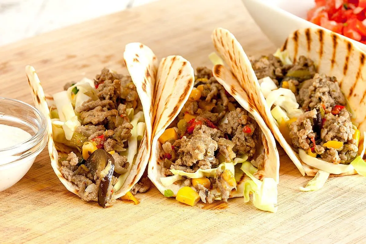 Taco's met gehakt