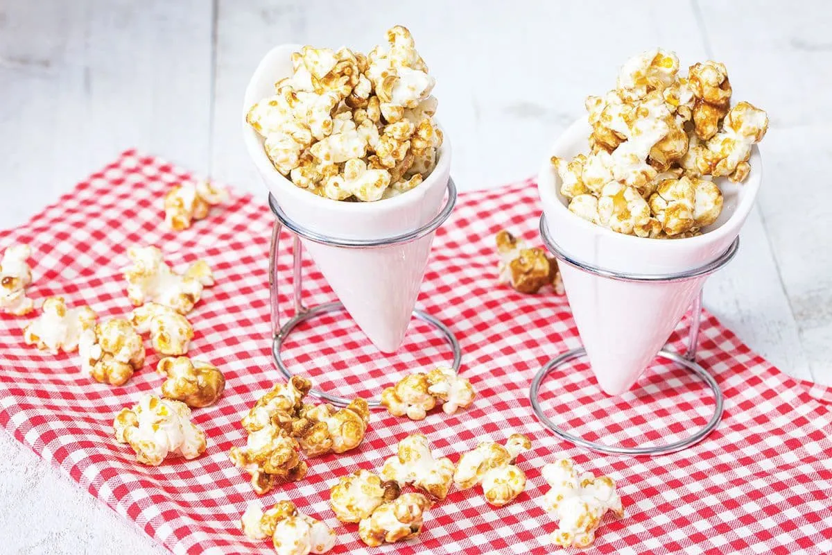 Vanille karamel popcorn
