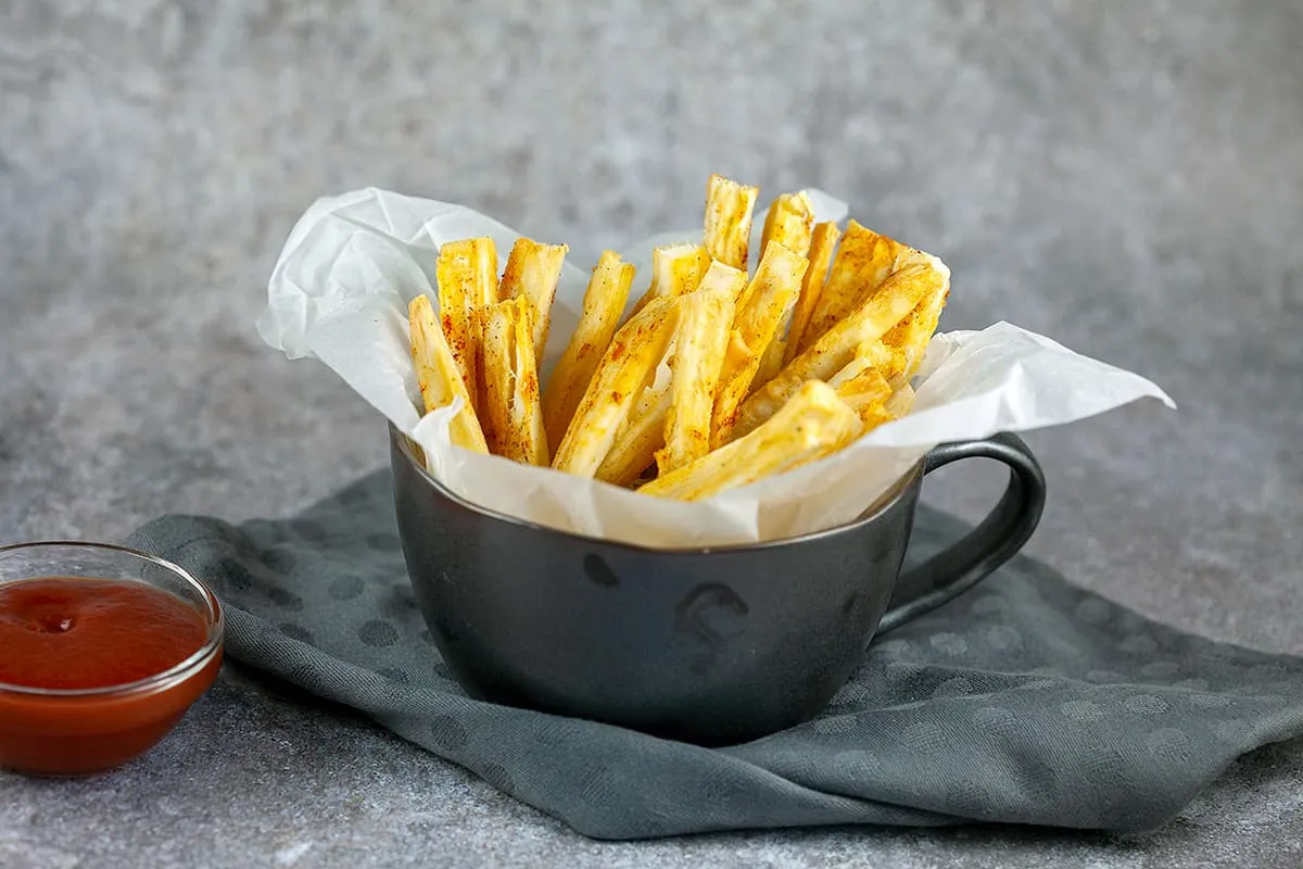 Cassave frietjes (Surinaamse telo) maken