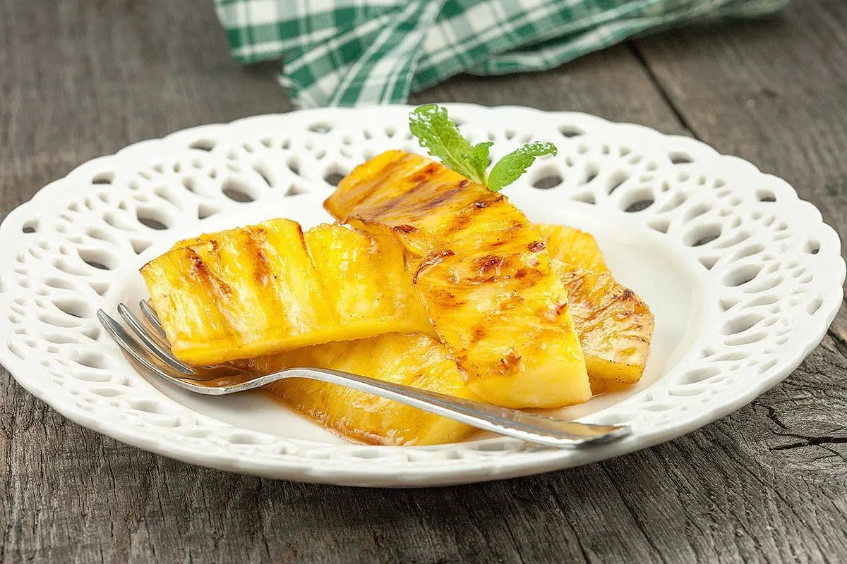 Gegrilde ananas