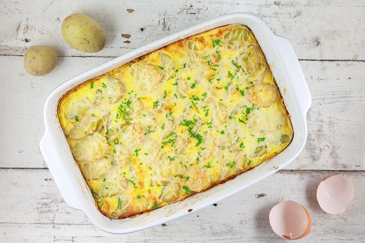 Vegetarische witlofgratin uit de oven