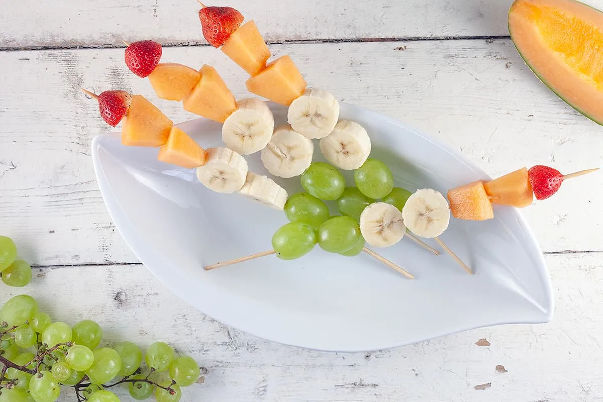 Fruitspiesjes - ook leuk als kindertraktatie