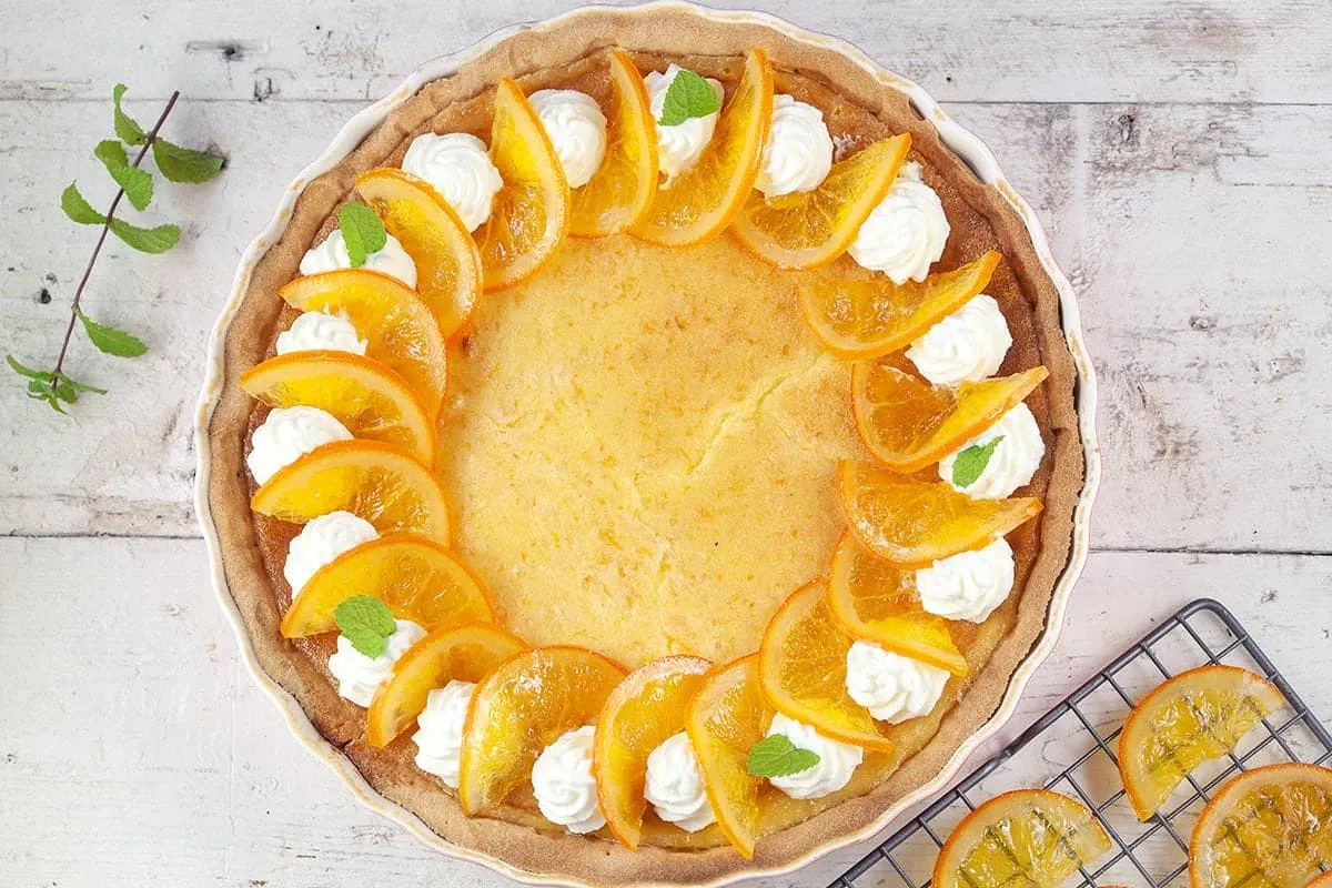Sinaasappeltaart