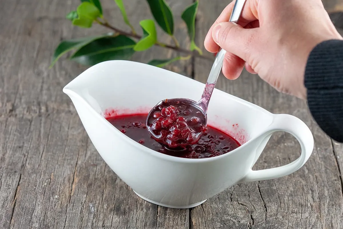 Zelf cranberrysaus maken