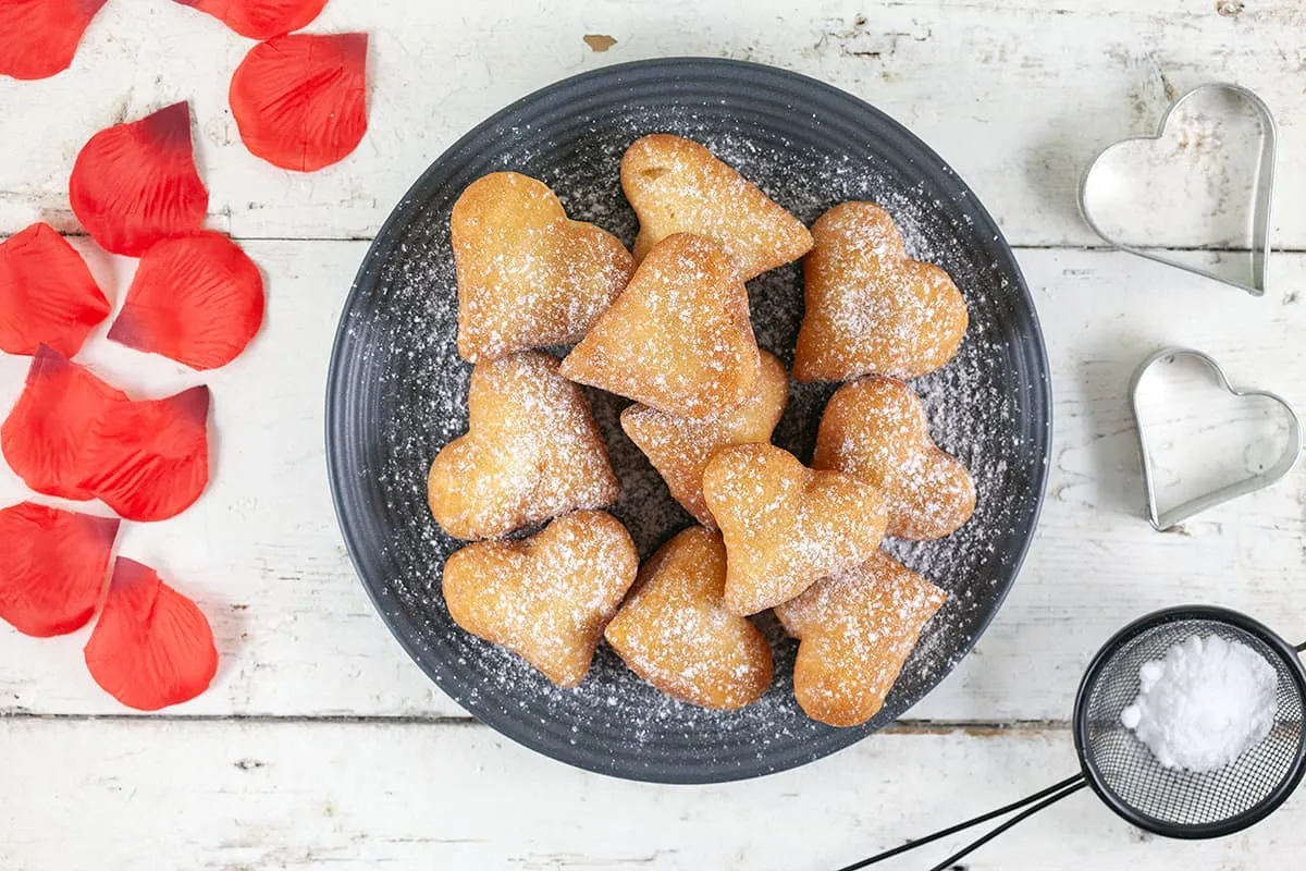 Valentijns beignets