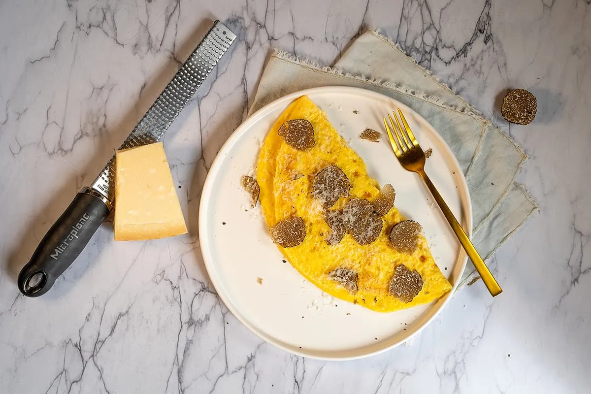 Truffel omelet - luxe en smaakvol lunch recept