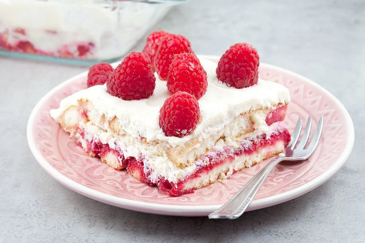 Tiramisu met frambozen