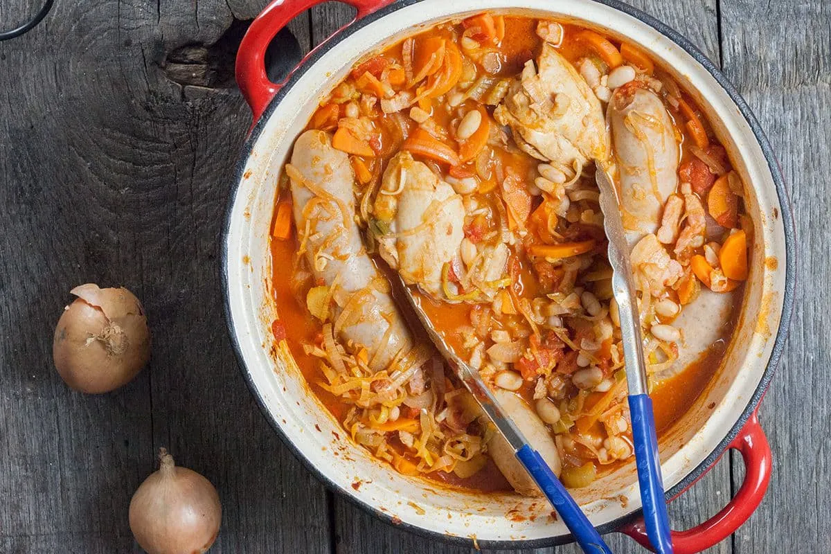 Makkelijke Franse cassoulet