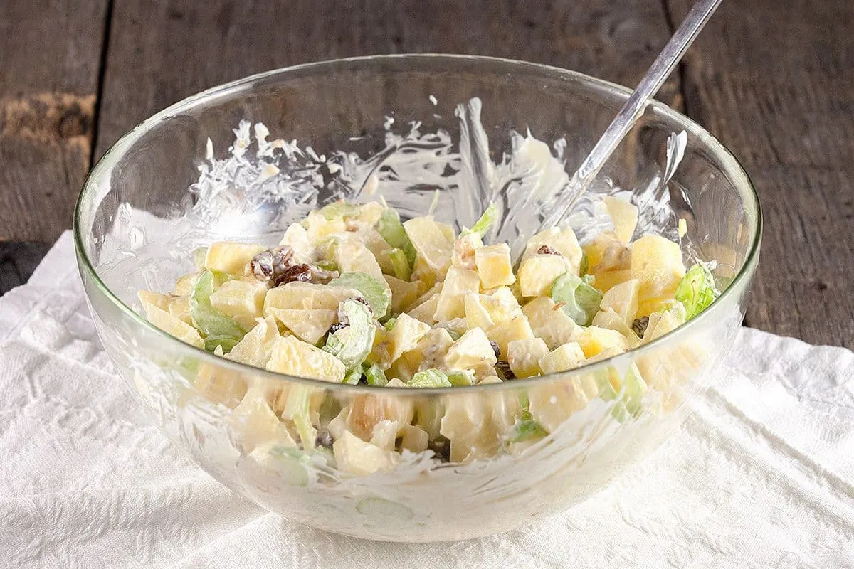 Knapperige appelsalade